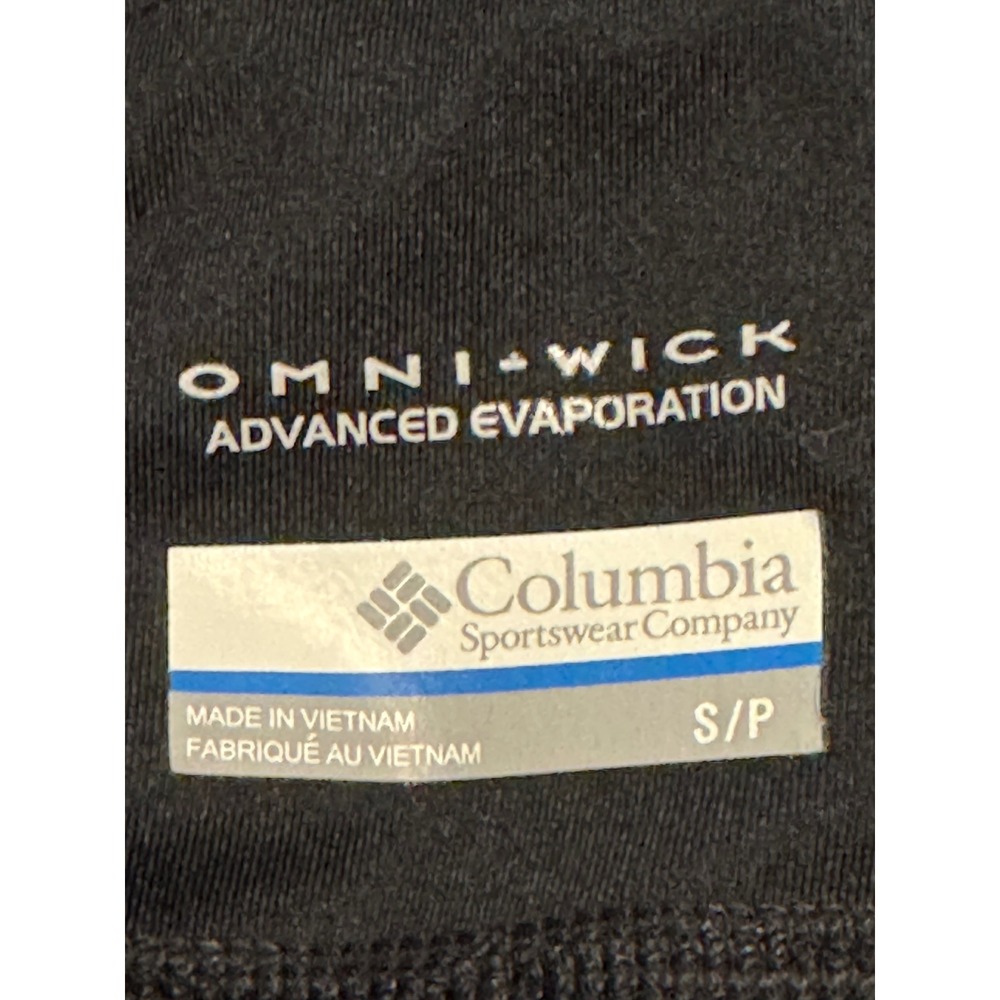 Columbia Omni-Wick Leggings Womens Small Black Activewear Cropped Tights - Picture 3 of 8